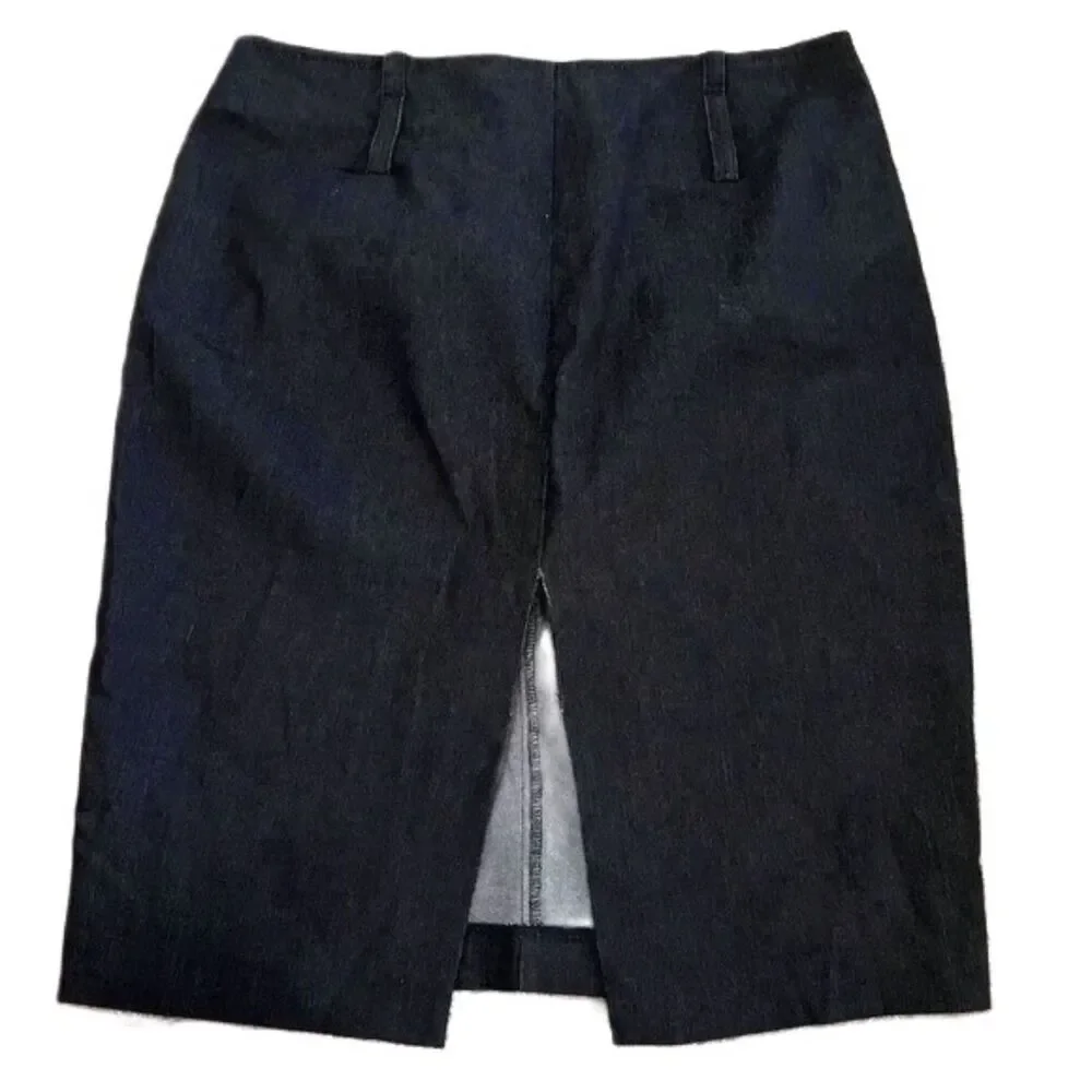 The Limited Stretch Black Midi Skirt Womens Size 6